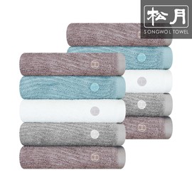 Songwol Towel Songwol Hotel Collection Bamboo Yan 100% wave hotel towels 10 sheets [44*48cm], gray / 송월타올 송월 호텔컬렉션 뱀부얀 100% 웨이브 호텔수건 10장[44*48cm], 그레이