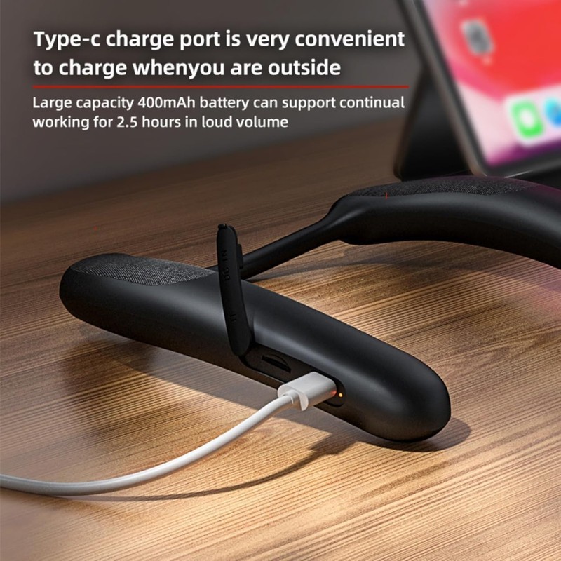 Neck Speakers, Bluetooth 5.3 Neckband Speakers, 3D Stereo Surround Sound,