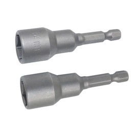 14mm Hex Shank Magnetic Nut Driver Power Screw Drill Bits Socket Wrench Tools 2Pcs