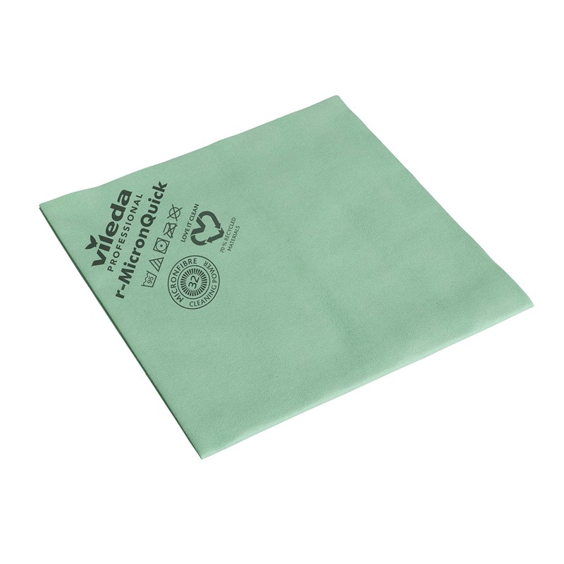 Vileda Professional r-MicronQuick Green 5 Pieces/Emb