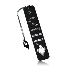 Stocking Stuffers for Women Men, Stocking Stuffers for Adults, Horror Movie Merchandise Bookmarks for Women Men Book Lovers Gifts, Horror Books Marks for Reading Boo Basket Stuffers for Women Him