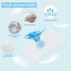 Baby Disposable Changing Pad, 100 Pack Soft Non-Woven Fabric Breathable