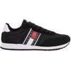 Tommy Jeans Men's Runner Trainers, Black, 43, black