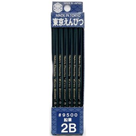 Hokusei Pencil Tokyo Pencil #9500 2B 12 Count 47006