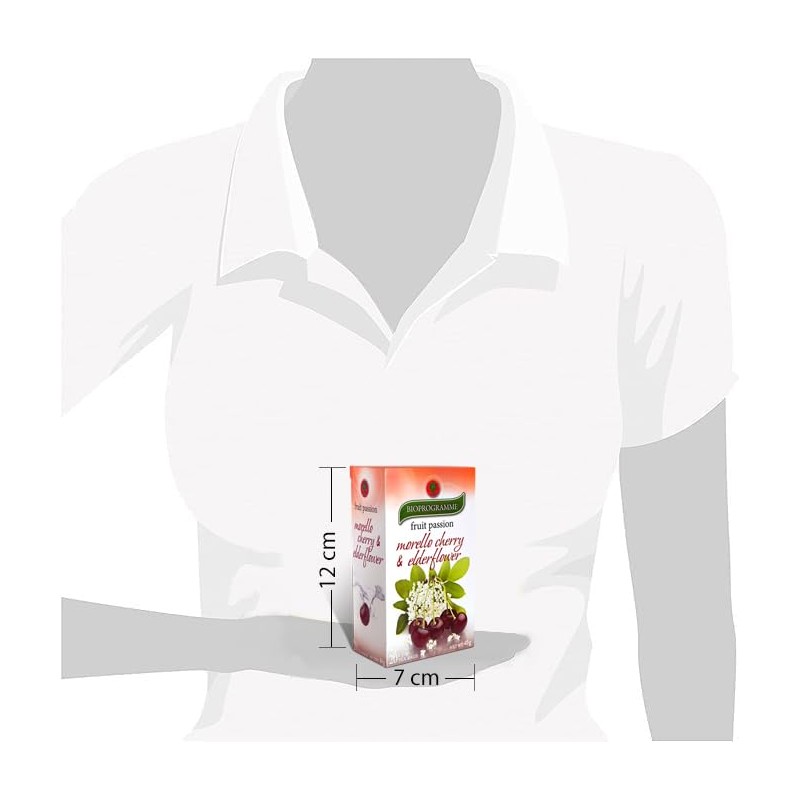 80 Tea Bags Morello Cherry & Elderflower - 4 Boxes