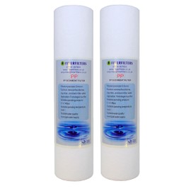 Finerfilters 10” x 2.5” Standard Sediment Filter 1 Micron 2 Pack