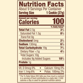 Archway Cookies, Soft Molasses Cookies, 9.5 Oz (Pack of 9)