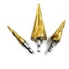 zmart Spiral Step Cone Drill Bit Set of 3 Pcs