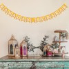 TaimeiMao Ramadan Kareem Banner, with Warm Yellow Fairy Lights, Reusable