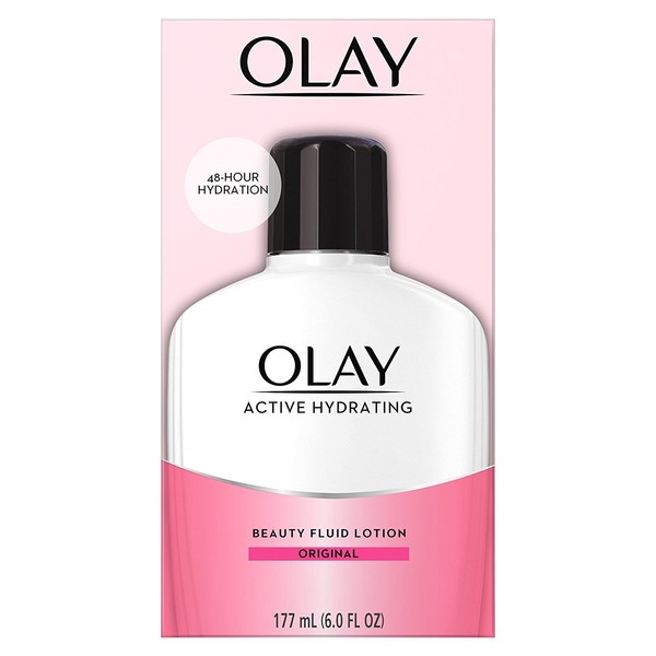 OLAY Active Hydrating Beauty Fluid Original 6 oz (Pack of 9)