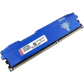DDR3 8GB Desktop RAM 1333MHz PC3-10600 UDIMM Non-ECC Unbuffered 1.5V 2Rx8 Dual Rank 240 Pin CL9 PC Computer Memory Upgrade Module (Blue)