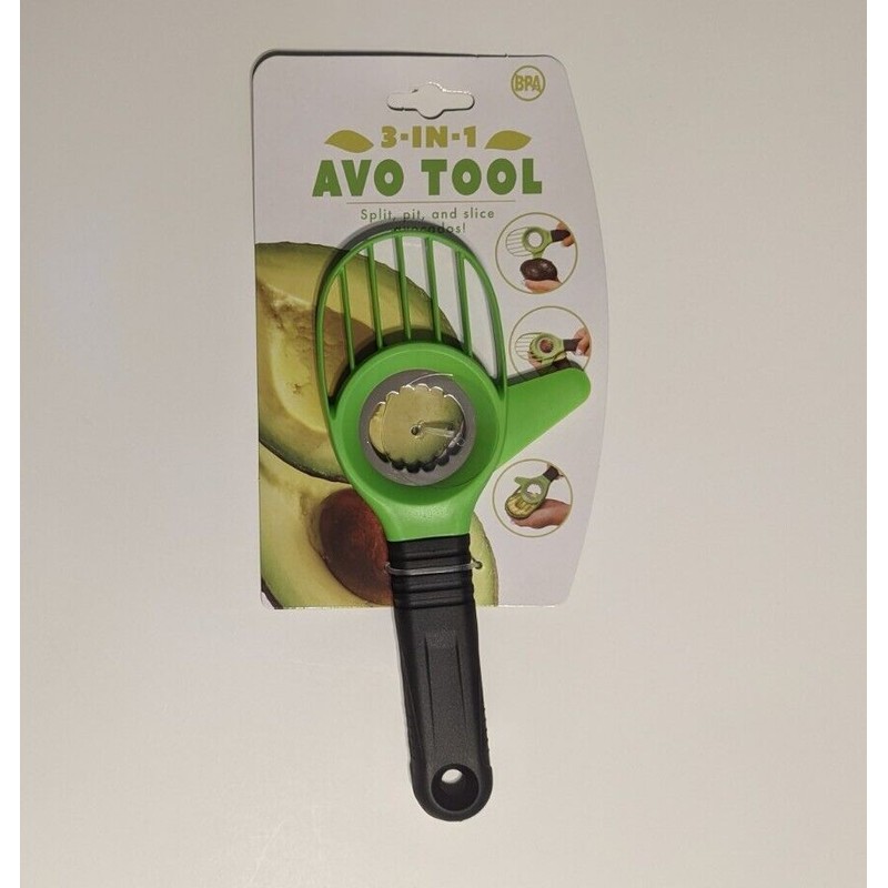Evriholder Avocado Tool 3 In 1 Split, Pit, and Slice