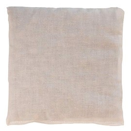 Spelt Cushion 12 x 12 cm Raw White, Undyed and Unbleached Cotton Heat Cushion and Cold Cushion Grain Cushion