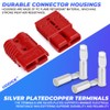 Uddick 2PCS 175A 1/0-4 Gauge Battery Cable Quick Connect/Disconnect Connector