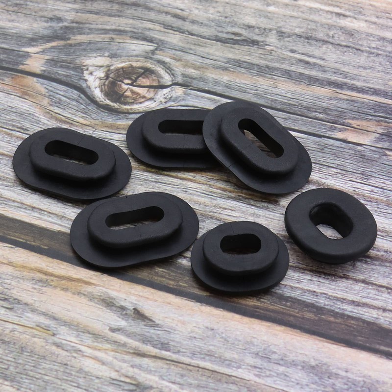 be in your mind 12 Pcs Motorcycle Side Rubber Lids