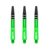 RED DRAGON Nitrotech - Ejes medianos, Color Verde, 3 Juegos