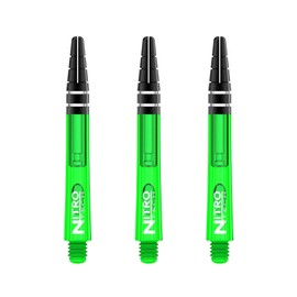 RED DRAGON Nitrotech - Ejes medianos, Color Verde, 3 Juegos por Paquete (9 Ejes en Total) y Tarjeta de Pago