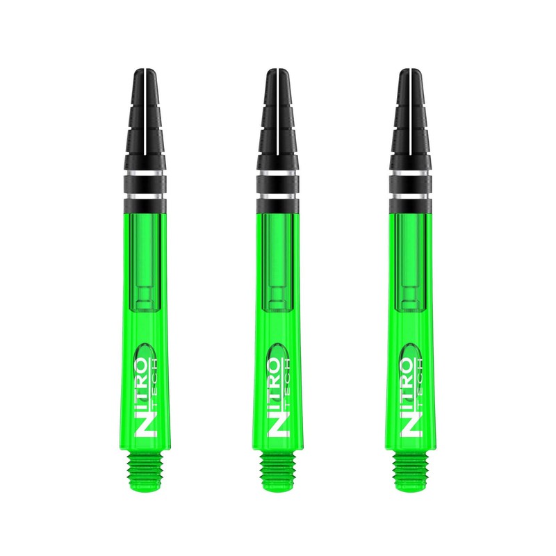 RED DRAGON Nitrotech - Ejes medianos, Color Verde, 3 Juegos