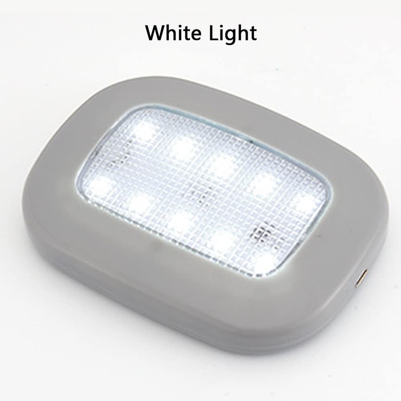 CYDZSW Car LED Lights Interior Battery Powered,USB Charging 10LED Small