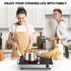 Electric Cooktop,Portable Electric Cooktop 1800W Single Burner Stove with Plug,Hot