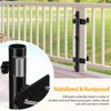 ZZM Patio Umbrella Holder for Deck Railing, Adjustable Deck Umbrella