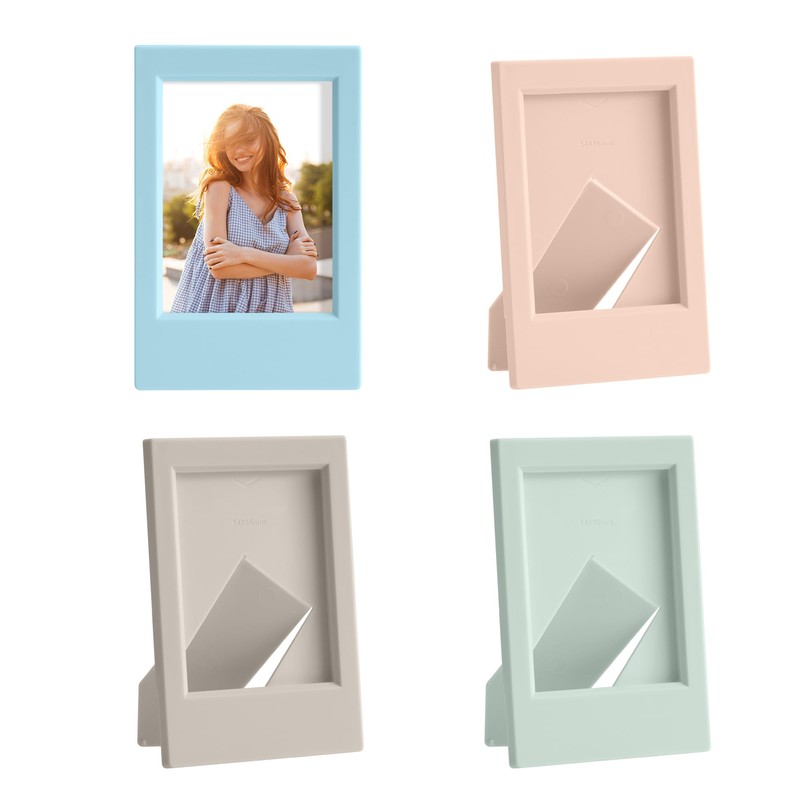 kwmobile 4x Photo Frame for Chiki - Photo Stand Instant