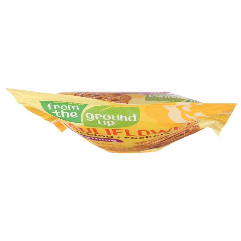 FROM THE GROUND UP Cauliflower Everything Snacking Crackers, 3.5 OZ