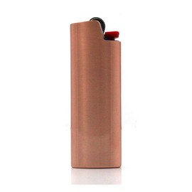 Lucklybestseller Metal Lighter Pouches Case Cover Holder Sleeve for BIC Full Size Lighter J6 Matte Basic Color DIY Gift