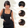 HH FASHION Clip in Bangs - 100% Human Hair French