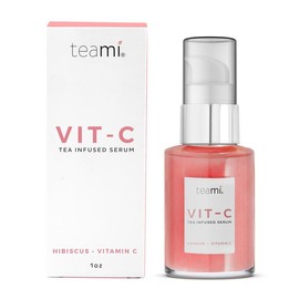 Teami Hibiscus Infused Vitamin C Serum – Brightening, Anti-Aging Facial Serum with Antioxidants, Hydration, and Skin Rejuvenation for All Skin Types