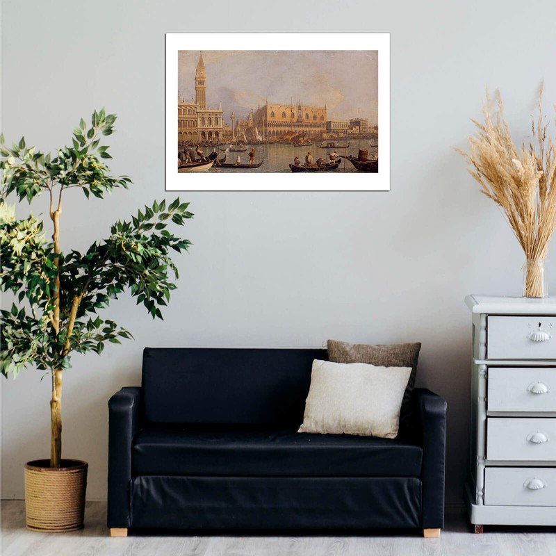 Spiffing Prints Canaletto - Veduta del Palazzo Ducale di Venezia