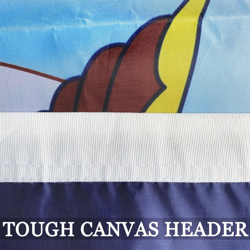 Navy Flag 2x3 Double Sided- Heavy Duty 3 Ply 210D-