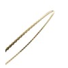 VINGTAINE HK-266-G- Metal Twist Headband Hair Accessories, Thin, Simple,