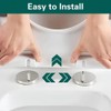 4 Pack Toilet Seat Fittings Quick Release Toilet Seat Hinges