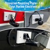 Transducer Mounting Plate with Screws, UV-Resistant Transducer Mounting Board Hardware