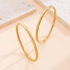 Inactwin 4mm 18K Gold Plated Bracelet for Women Stacking Stainless