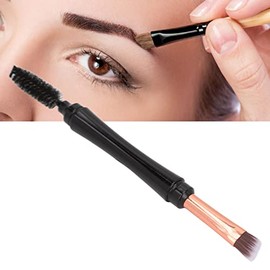 Brocha para Cejas de Doble Punta, Brocha para Delineador de Ojos con Tinte en ángulo, Exquisita Brocha para Sombra de Ojos, Espiral de Doble Punta con Cubierta Cepillos para Sombras de Ojos