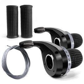 3x7 21-Speed Bike Shifters – Smooth Twist-Grip Gear Control for Mountain Bikes (3x7 21 Speed)