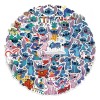 Stitch 100 Calcomanias Stickers Pvc Contra Agua