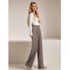 Betusline Women's Wide Leg Dress Pants High Waisted Casual Business