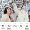 Riisoyu Winter Ear Warmers Plush, Winter Earmuffs Foldable Girls Outdoor