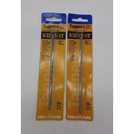 Hillman 2X Hillman 375222 Carbide Tipped Straight Shank Drill Bit 5/32 x 5-1/2 L in