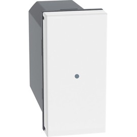 BTICINO MatixGO Smart Home Lighting Control Optimised for LED Light 1 Module White JW4411C Switch or Dimmer Connected