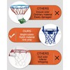 Mini Basketball Net Replacement 8 Loop [2 Pack], Vibrant Color,