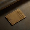 Travelambo Travelambo Slim Wallet Front Pocket Minimalist Leather RFID Blocking