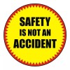 Unbranded/Generic 3-pack Safety is not an Accident Hard Hat Stickers Helmet Decals Construction