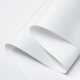 Waterproof PU Backing Canvas Fabric, Soft 600 Denier Ripstop Canvas Cordura Fabric for Outdoor/Indoor, DIY Craft, Awning, Marine, Tent, Bags, Upholstery, 60" Wide, Sold by The Yard(White)