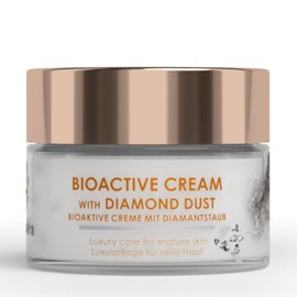 green idea - Bioactive cream with diamond dust - luxury care for mature skin - anti-ageing - balancing - revitalising - moisturising cream - with niacinamide, argan, squalane - 50 ml