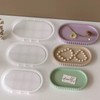 Oval Silicone Tray Mould with Flower Edges for Jewelry Holder