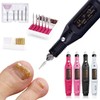 Nail Drill Electric Sharpener Toenail Scaling Machine - Electric Sharpener-Black / 네일 드릴 전동 샤퍼 발톱 스케일링 기계 - 전동샤퍼-블랙